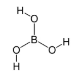 boric acid فرمول